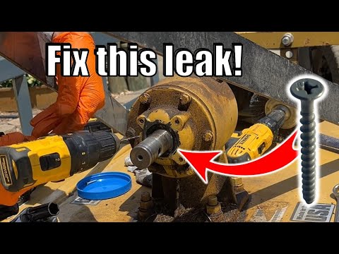 EASY Way to Replace Brush Hog / Bush Hog Gearbox Seal!