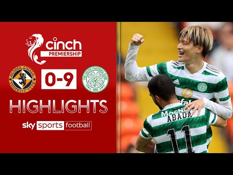 FC Dundee United 0-9 FC Celtic Glascow