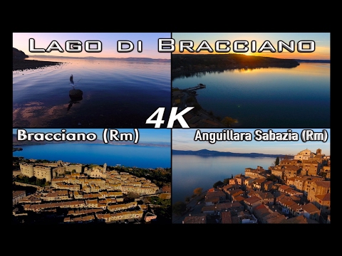 InFlight History 4K - Lago di Bracciano, Bracciano e Anguillara 4K (Rm) Drone 4K View