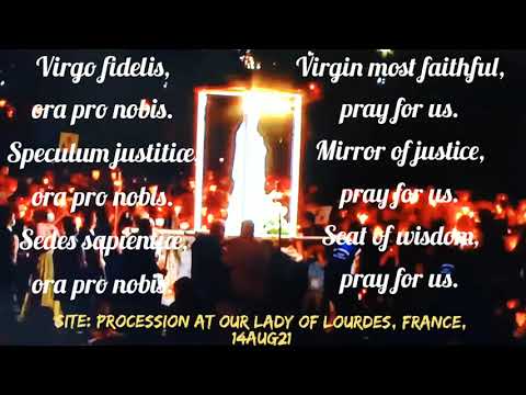 Litany to the Blessed Virgin Mary - Latin with English Lyrics