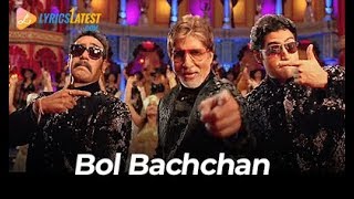 Download lagu 'Bol Bachchan' Full Song | Bol Bachchan | Amitabh Bachchan, Abhishek Bachchan, Ajay Devgn mp3 Download lagu 'Bol Bachchan' Full Song | Bol Bachchan | Amitabh Bachchan, Abhishek Bachchan, Ajay Devgn mp3