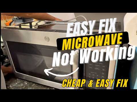 Easy Fix👨🏻‍🔧: Microwave won't turn ON - No power on microwave