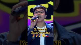Ka Voice Ni Karen Carpenter 🎉🎉🎉😲🇵🇭 #fyp #shorts #shortvideo #reels #music #viralvideo #viralshorts