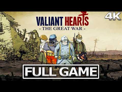 VALIANT HEARTS: THE GREAT WAR  Full Gameplay Walkthrough / No Commentary【FULL GAME】4K Ultra HD