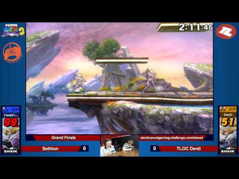 Super Bit Wars 3 Smash 3DS - Sethlon (Sheik) vs TLOC Denti (Sheik) - Grand Finals