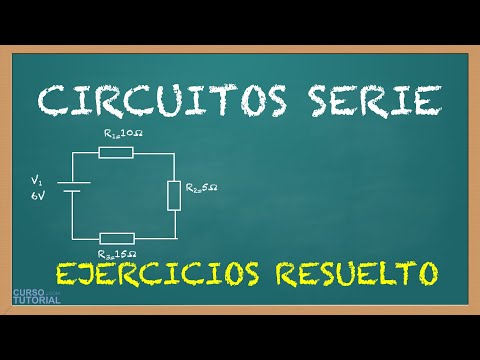 Circuito Serie - Ejercicios Resueltos - Ley de Ohm - Tecnología ESO