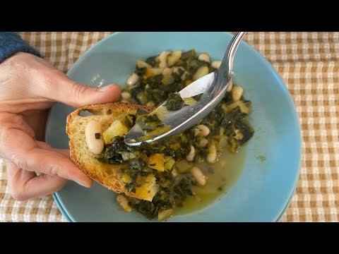 Zuppa di cavolo nero, la miglior zuppa invernale - buonissima e fa bene alla salute!