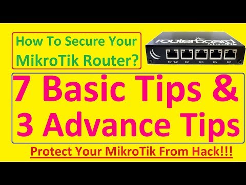 How to secure mikrotik router