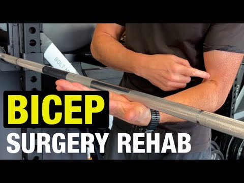 Bicep Tendon Repair Surgery - 5 Essential Stage 1 Exercises
