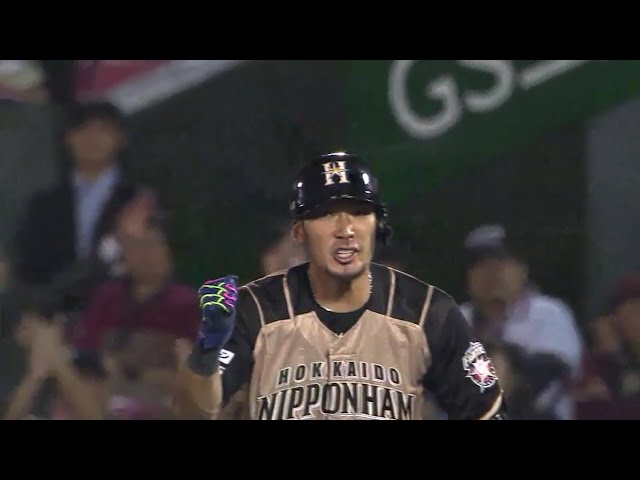 【9回表】打線つながり最後はファイターズ・大田!! 逆方向へ決勝タイムリーヒット!! 2018/9/28 E-F