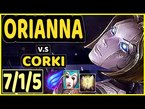 SHOK (ORIANNA) vs CORKI - 7/1/5 KDA MID CHALLENGER GAMEPLAY - OC