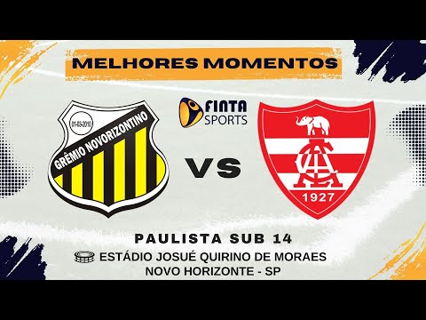 ⚽ MELHORES MOMENTOS | NOVORIZONTINO 2 x 2 LINENSE | PAULISTA SUB 14