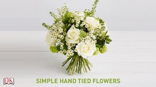 Flower Arrangement Tutorial: Simple Hand Tied Flowers