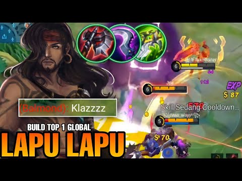 Lapu Lapu Best Build 2022!! Brutal Demage!! - Build Top 1 Global Lapu Lapu ~ Gameplay Exp