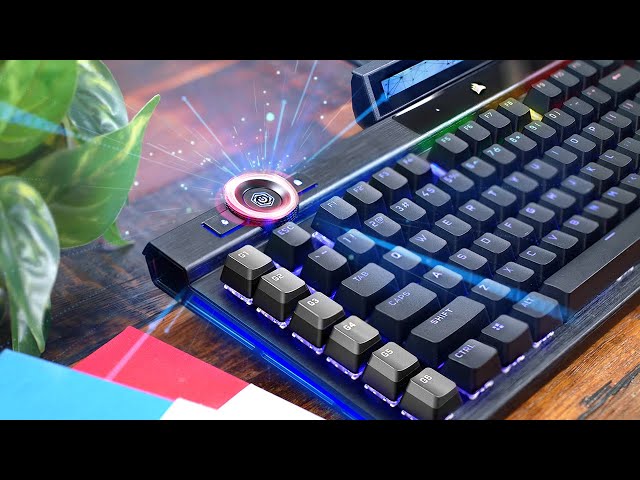Bàn phím cơ quang học Corsair K100 RGB OPX Switch - Black