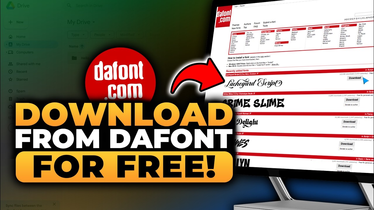 How To Download From DaFont (100% WORKS) | FAST & EASY | NO Yapping, To The Point!