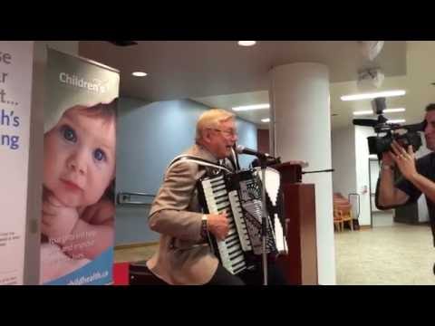 "Polka King" Walter Ostanek Performs After Receiving $1 Million