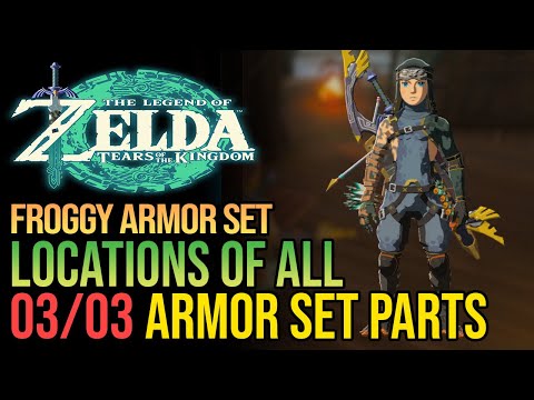 All Froggy Armor Set Parts Zelda Tears of The Kingdom