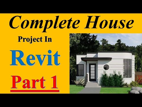 Revit complete project 01 House design in Revit
