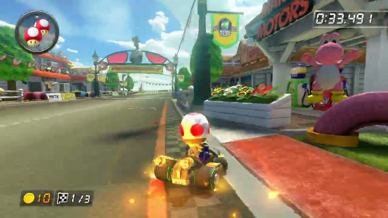 GCN Yoshi Circuit - 1:38.945 - roflcopter (Mario Kart 8 World Record)