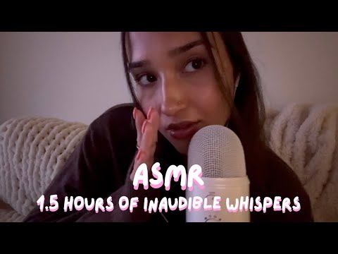 ASMR 1.5 HOURS of inaudible whispers to help you sleep 😴✨