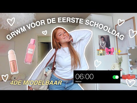 GRWM FOR THE FIRST DAY OF SCHOOL IN 4TH YEAR OF SECONDARY SCHOOL! 😦🎀🏫 2025-2026