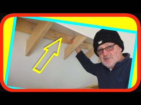 Heavy Duty Suspended Wall Mounted Garage SHELF | How to DIY