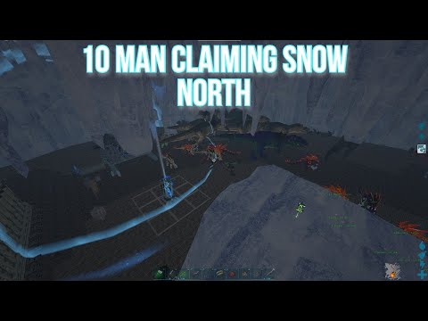 Claiming Snow North as A 10 Man ARK