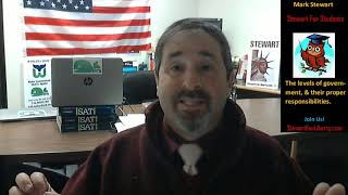 DEC 13 sfs The levels of government, and their proper roles.