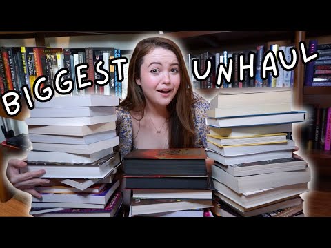 UNHAUL BOOKS WITH ME 🗑️✌🏻 everything must GO