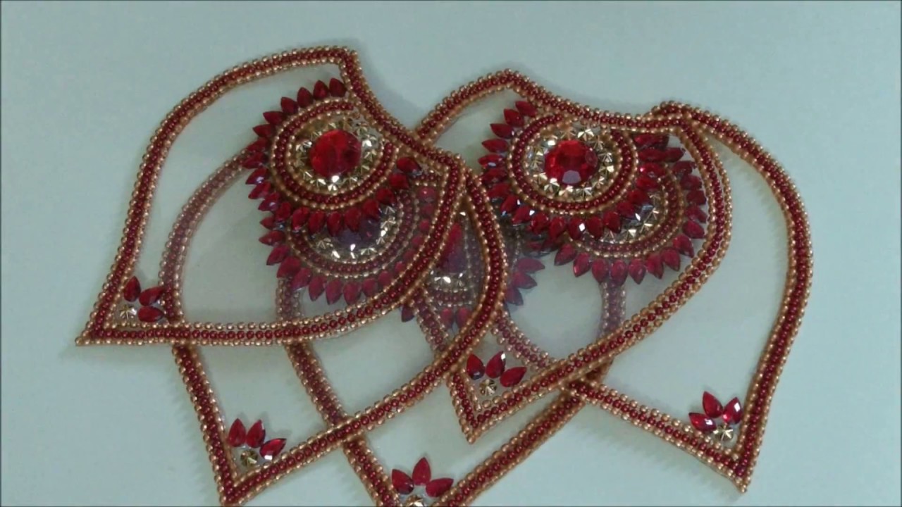 Kundan rangoli turorial by anukirti crafts