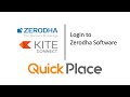 Login To Zerodha Software Zerodha Kite API App API Key Secret Quick Place