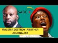 EFF JULIUS MALEMA DESTROY SABC JOURNALIST CLEMENT MANYATHELA IN AN INTERVIEW