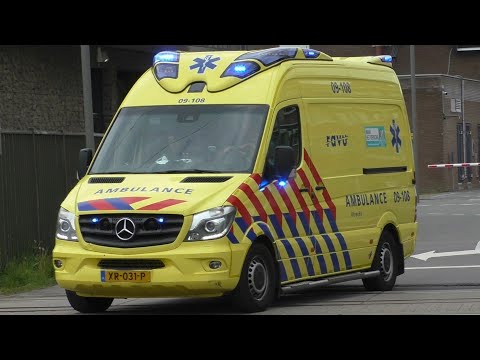 Verschillende Ambulances met spoed naar en van meldingen in Nieuwegein en Omgeving