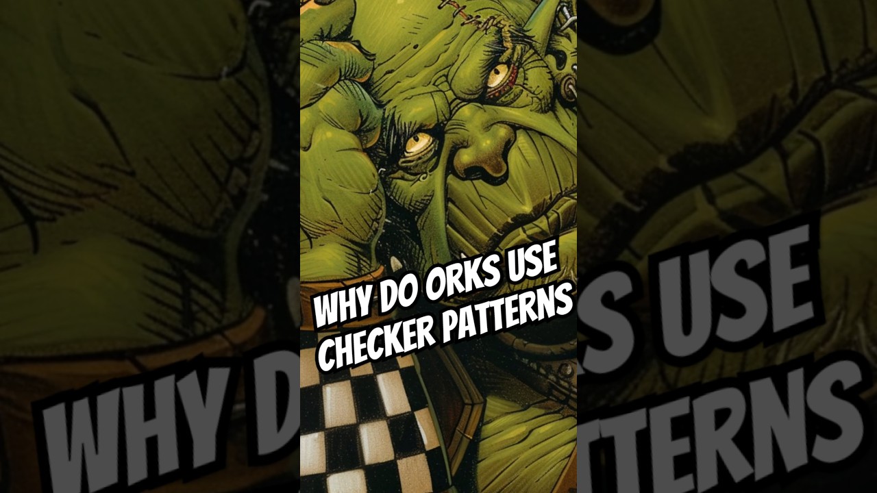 Why Do Orks Use Checker Patterns | Warhammer 40k #warhammer40k #warhammer40000 #shorts #orks40k