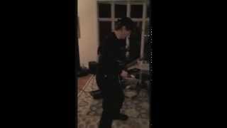 Tony Janflone Jr Performs Hey Joe at Private House Party Solo LONG