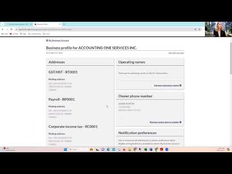 CRA How to connect my business to my business account with CRA