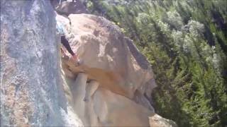 extrait video via ferrata de la cascade de la fraiche a pralognan la vanoise 73 savoie 22 aout 2015