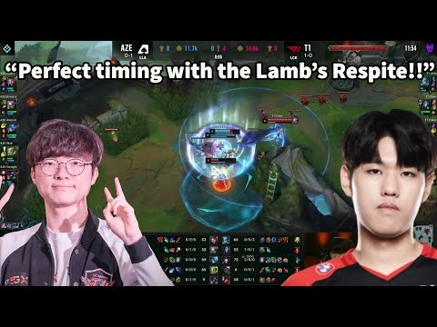 T1 Oner Pixel Perfect Kindred Ult To Outplay The 2v2 Top!! Day Two MSI!
