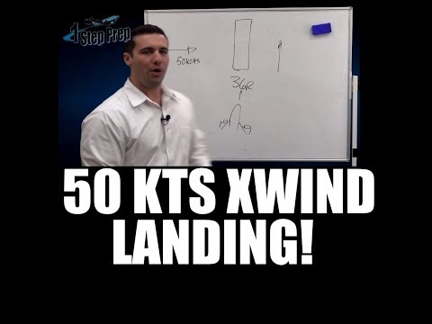 Crosswind Landing Technique For Jets
