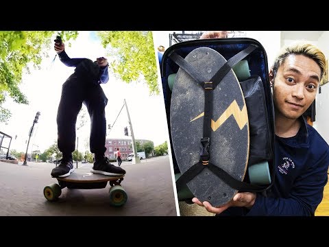 TINY BOOSTED BOARD FITS In A BAG - ESKATE AND CHILL Episode 1