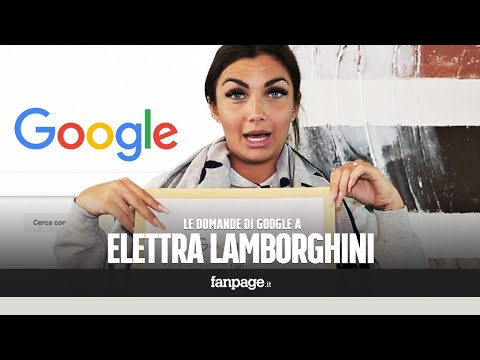 Elettra Lamborghini, Pem Pem, Mala, and Sfera Ebbasta: The singer answers Google's questions.
