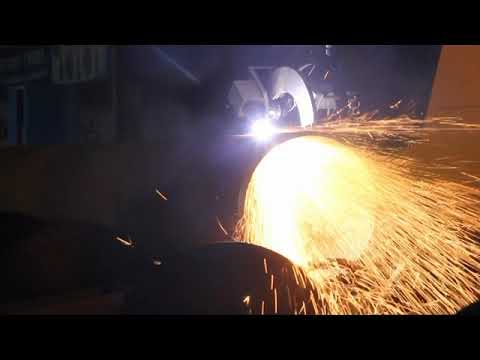 5 Axis Large Diameter Roller Bed Type CNC Pipe Cutting Machine