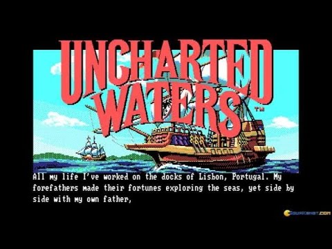 Uncharted Waters gameplay (PC Game, 1990)