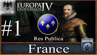 Europa Universalis 4: Res Publica MP - France - Ep 1 - Let's Play Gameplay