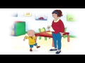 Funny Animated Cartoon Caillou Caillou And The Big Slide Cartoons For Children