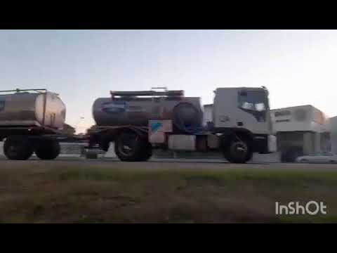 CAMIONES EN RP1 , SAN FRANCISCO , CORDOBA , ARGENTINA , VIDEO 256