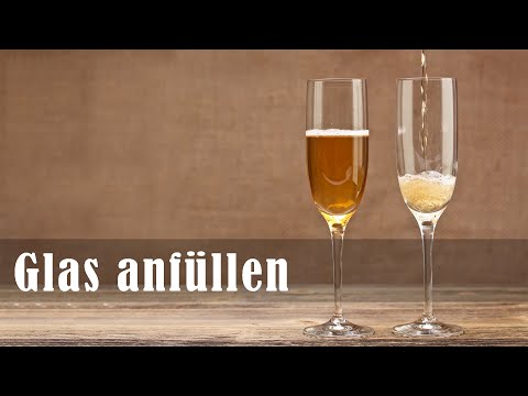 Photoshop: Sektglas auffüllen