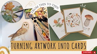 Turning Artwork into Sellable Greetings Cards
