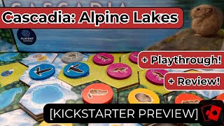 Kickstarter Preview | Cascadia: Alpine Lakes (Solo Playthrough + Review)